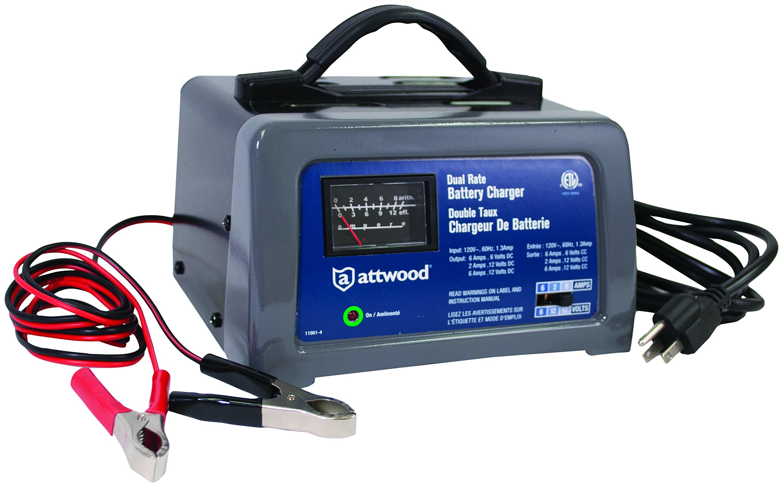 Attwood 11901-4 Marine & Automotive Battery Charger