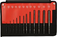 Mayhew Tools 62254 Pilot Punch, 12-Piece Set Kit Bag, Black Oxide Finish Black Oxide Finish 12-Piece Set Kit Bag SAE