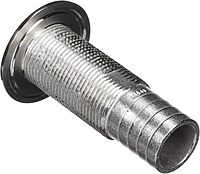 ATTWOOD Stainless Steel Straight Barbed Thru-Hull (Standard Thread)