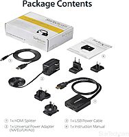 StarTech.com 2-Port HDMI Splitter (1 In 2 Out)
