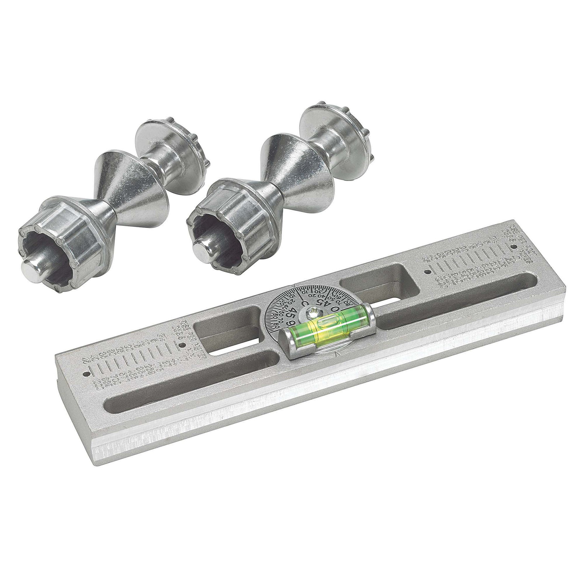 Jackson Safety Durable, Lightweight Cast Aluminum #33 Universal Levels with Two 25 lbs. Pull, Cast-In Magnets