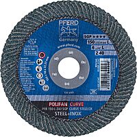 PFERD 6'' X 7/8'' POLIFAN Curve Flap DISC (67347) (10/Each)