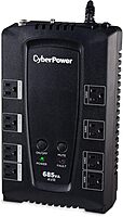 CyberPower CP685AVRG AVR UPS Battery Backup and Surge Protector, 685VA/390W, 8 Outlets, Compact, UL Certified CP685AVRG UPS System