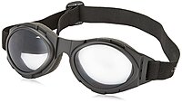 Rule BA2C31AC Bobster Bugeye 2 Interchangeable Goggles, Black Frame/3 Lenses (Smoked, Amber and Clear)