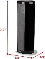 BLACK+DECKER Ceramic Space Heater with Adjustable Thermostat, Tower Heater for Vertical or Horizontal Use