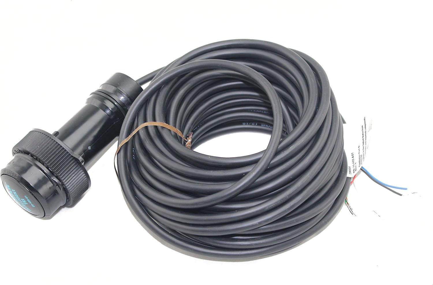 Raymarine A22154 DST800 Triducer Transducer - Depth, Speed & Temperature, Nylon Thru-Hull, Black