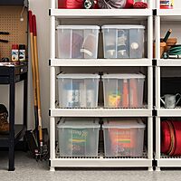 IRIS USA WEATHERPRO Weathertight Plastic Storage Box