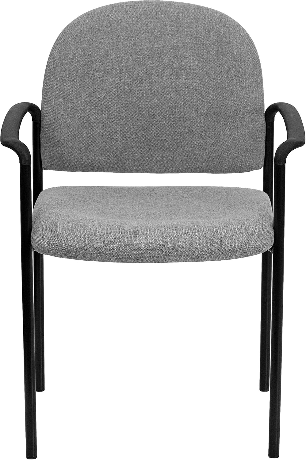 Flash Furniture Tiffany Side Reception Chair with Arms, Stackable Steel Frame