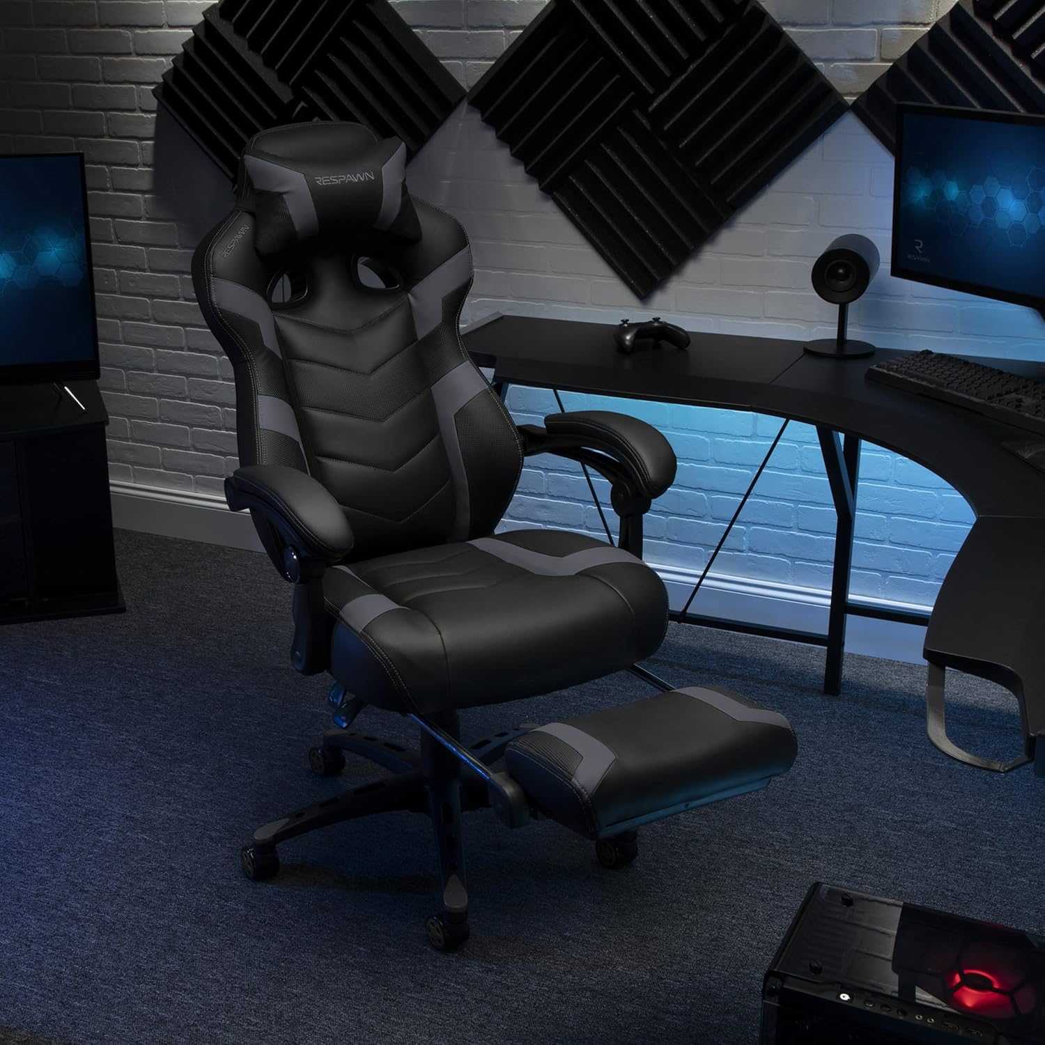 RESPAWN 110 Pro Ergonomic Gaming Chair with Footrest