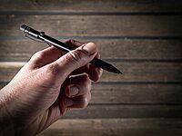 Rite in the Rain Weatherproof Bolt-Action Matte Black Metal Pen, Black Ink (No. BK16) Bolt Action