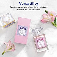 Avery Matte White Square Labels, Sure Feed Technology, 2" x 2"