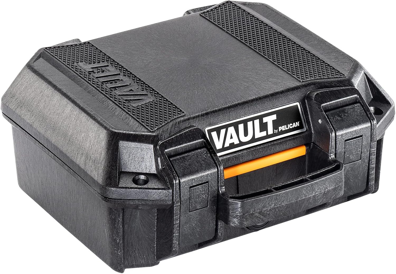 Pelican Vault V100 Hard Case with Foam - Small Pistol & Camera, 12.28 x 12.03 x 5.16 in, Black