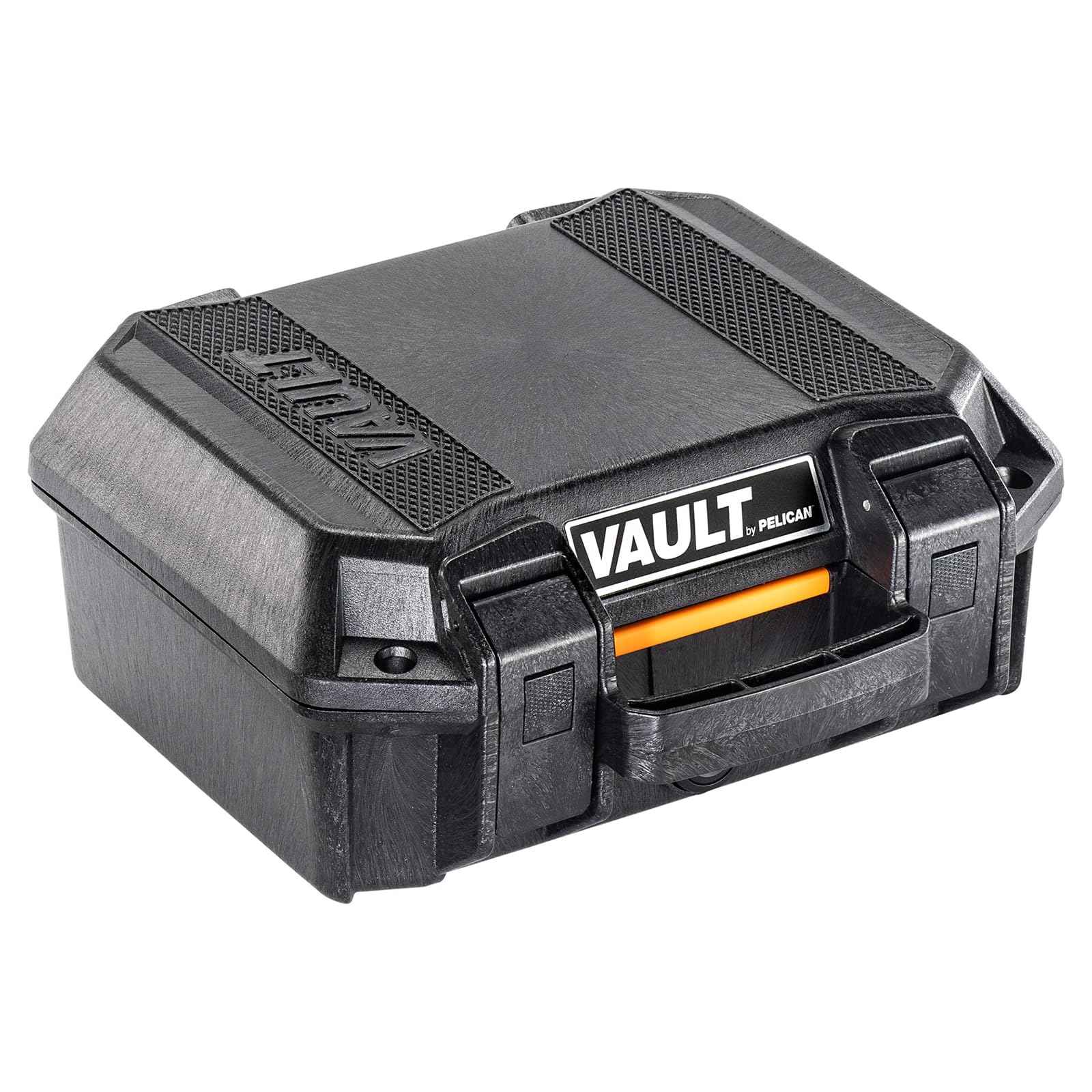 Pelican Vault V100 Hard Case with Foam - Small Pistol & Camera, 12.28 x 12.03 x 5.16 in, Black
