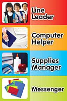 Scholastic Teacher Resources Pocket Chart, Daily Schedule, 13in x 33in, Black, Kindergarten to Grade 5