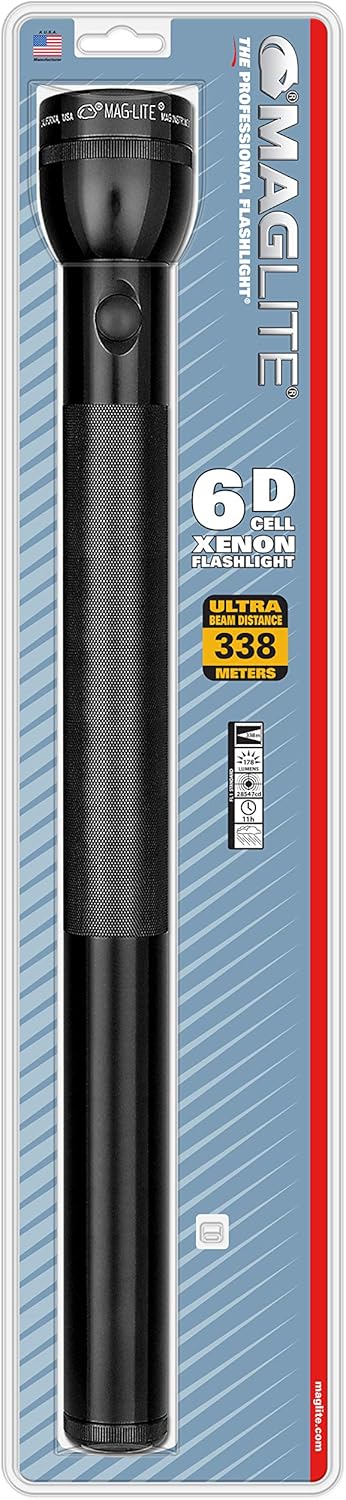 MAG-LITE Heavy-Duty Incandescent 6-Cell D Flashlight