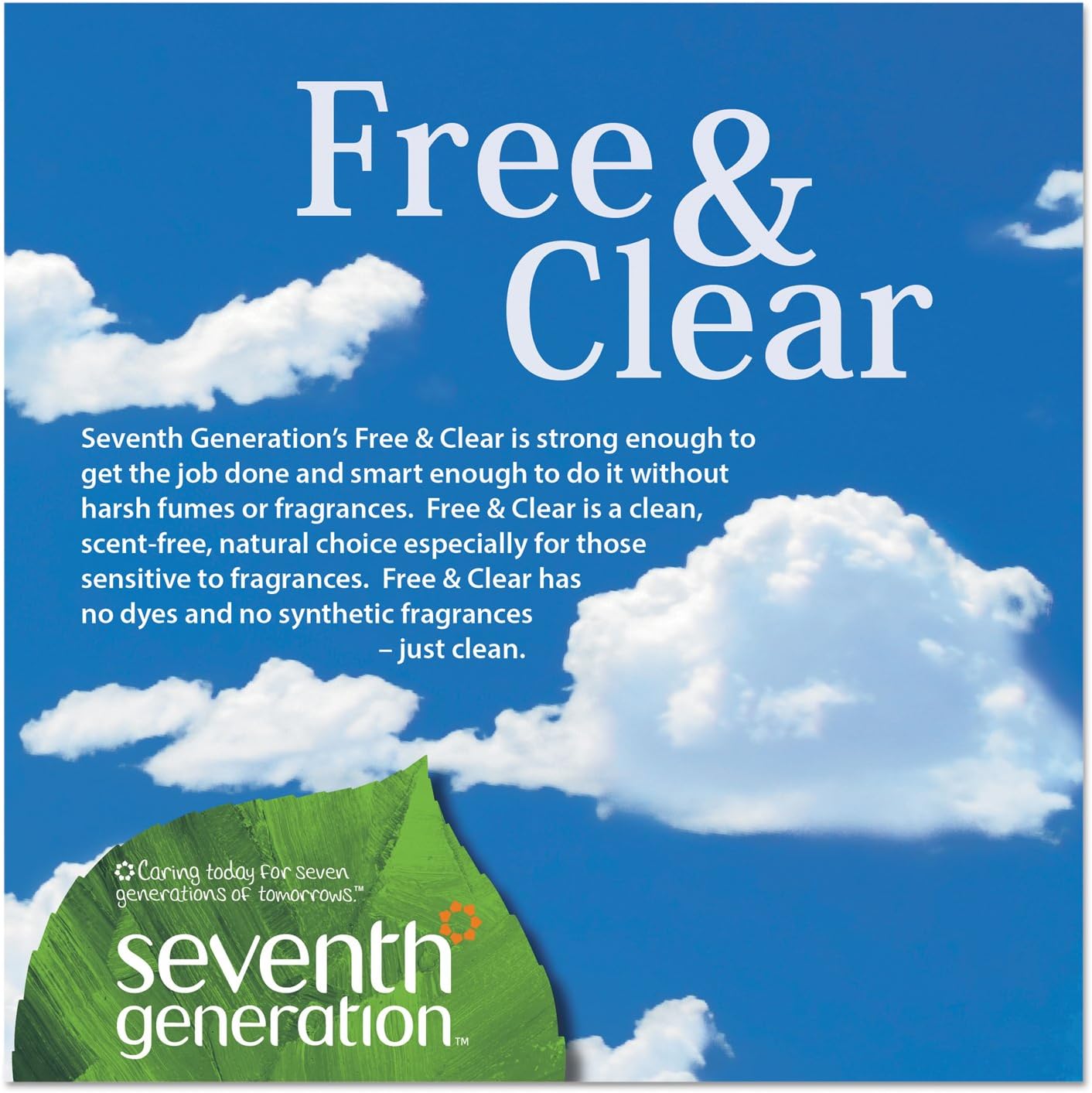 Seventh Generation SEV 22150 Natural Automatic Dishwasher Powder, Free and Clear
