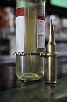 Caliber Gourmet Corkscrew Wine Bottle Opener, Made from a Real 50 Caliber Gold Bullet