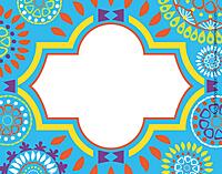 Barker Creek Name Badges & Self-Adhesive Labels, Moroccan, Multi-Purpose Name Tags, Gift Tags, and More! 3.5" x 2.75"