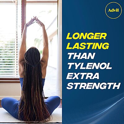 Advil Liqui-Gels Pain Reliever and Fever Reducer, Pain Medicine for Adults with Ibuprofen 200mg for Headache, Backache