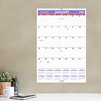 AT-A-GLANCE Monthly Wall Calendar