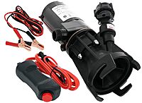 Flojet Macerator Pump 18555-000A - 12V DC Waste Pump for Camper/RV - Empties 40-Gal Tank in 5 Mins - 9 GPM Output