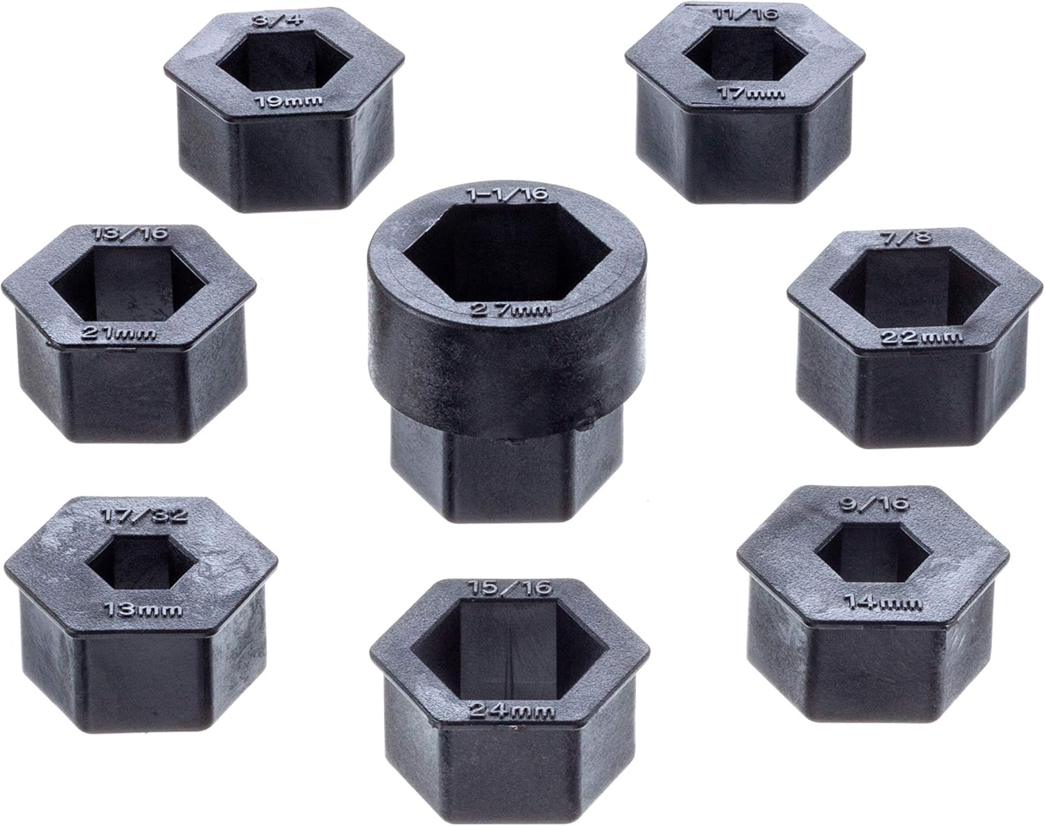 Attwood 11370-7 Universal Prop Wrench Kit with Multiple Sockets 17/32" - 1-1/4"