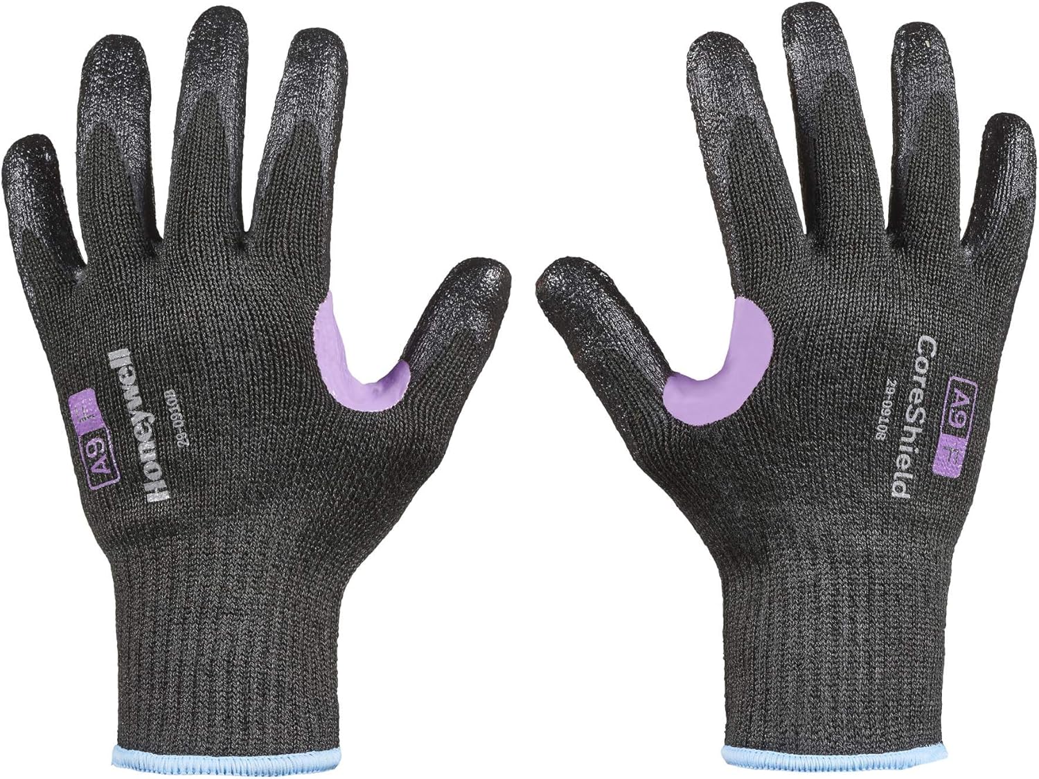 Honeywell Safety Products CoreShield, 10 gauge HPPE/Kevlar/alloy black liner, smooth nitrile black coating, A9/F