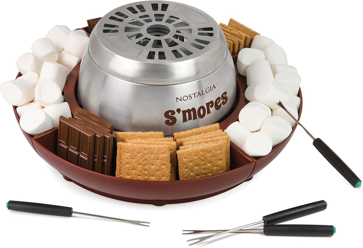 NOSTALGIA Tabletop Indoor Electric S'mores Maker