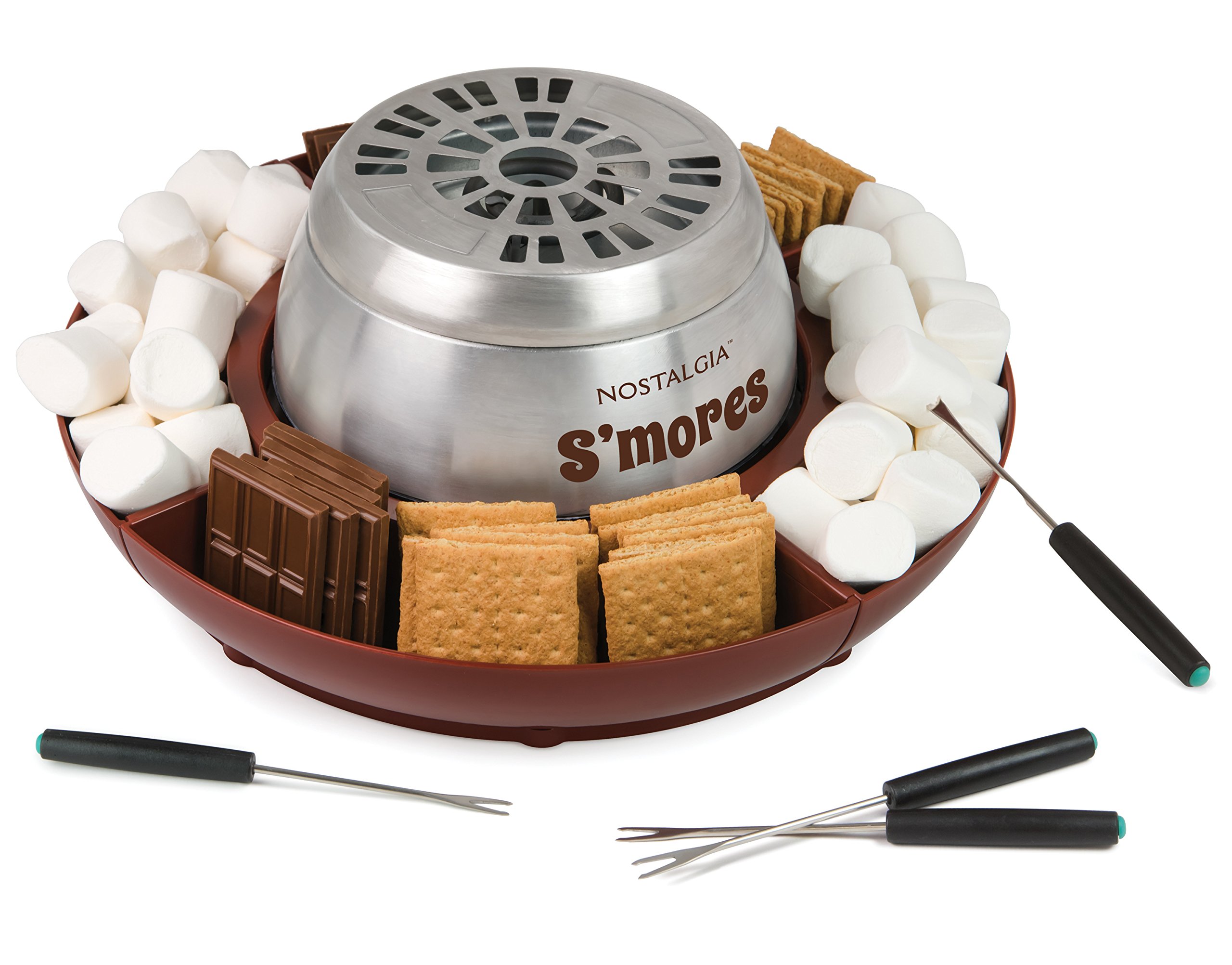NOSTALGIA Tabletop Indoor Electric S'mores Maker