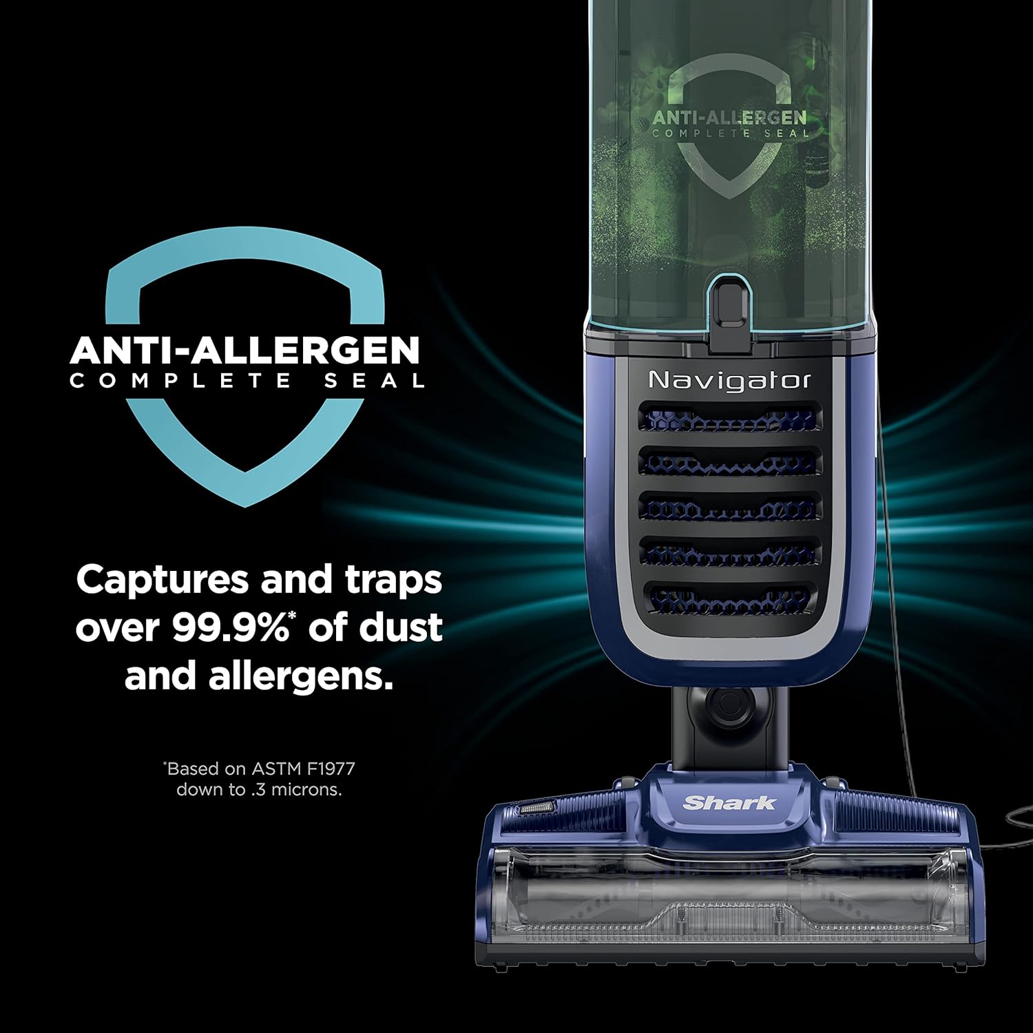 SHARK Navigator Upright Vacuum with HEPA Filtration