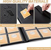 GREEN 9-POCKET BINDER