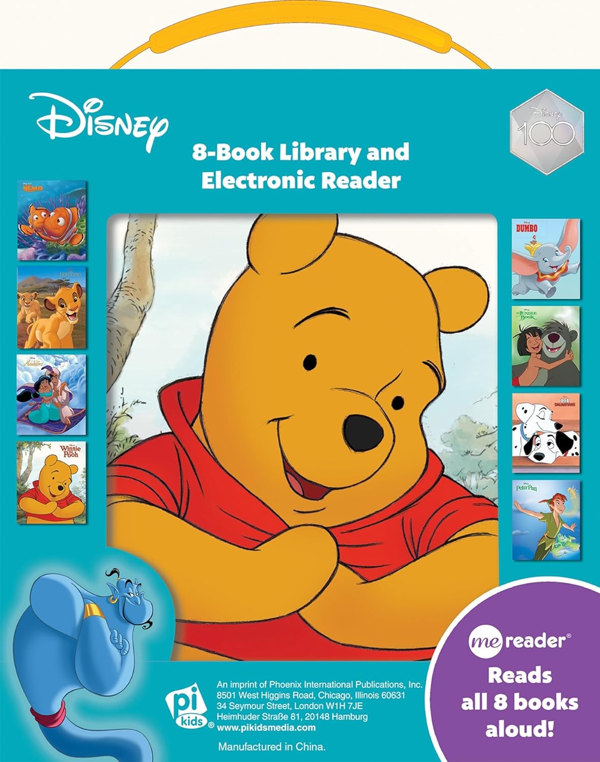 Disney Classic - Lion King, Finding Nemo, Aladdin and more! - Me Reader Electronic Reader and 8 Sound Book Library - PI Kids
