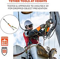 Ergodyne Squids 3713 Tool Tails Attachment with Swivel End, 10 Pounds,Lime