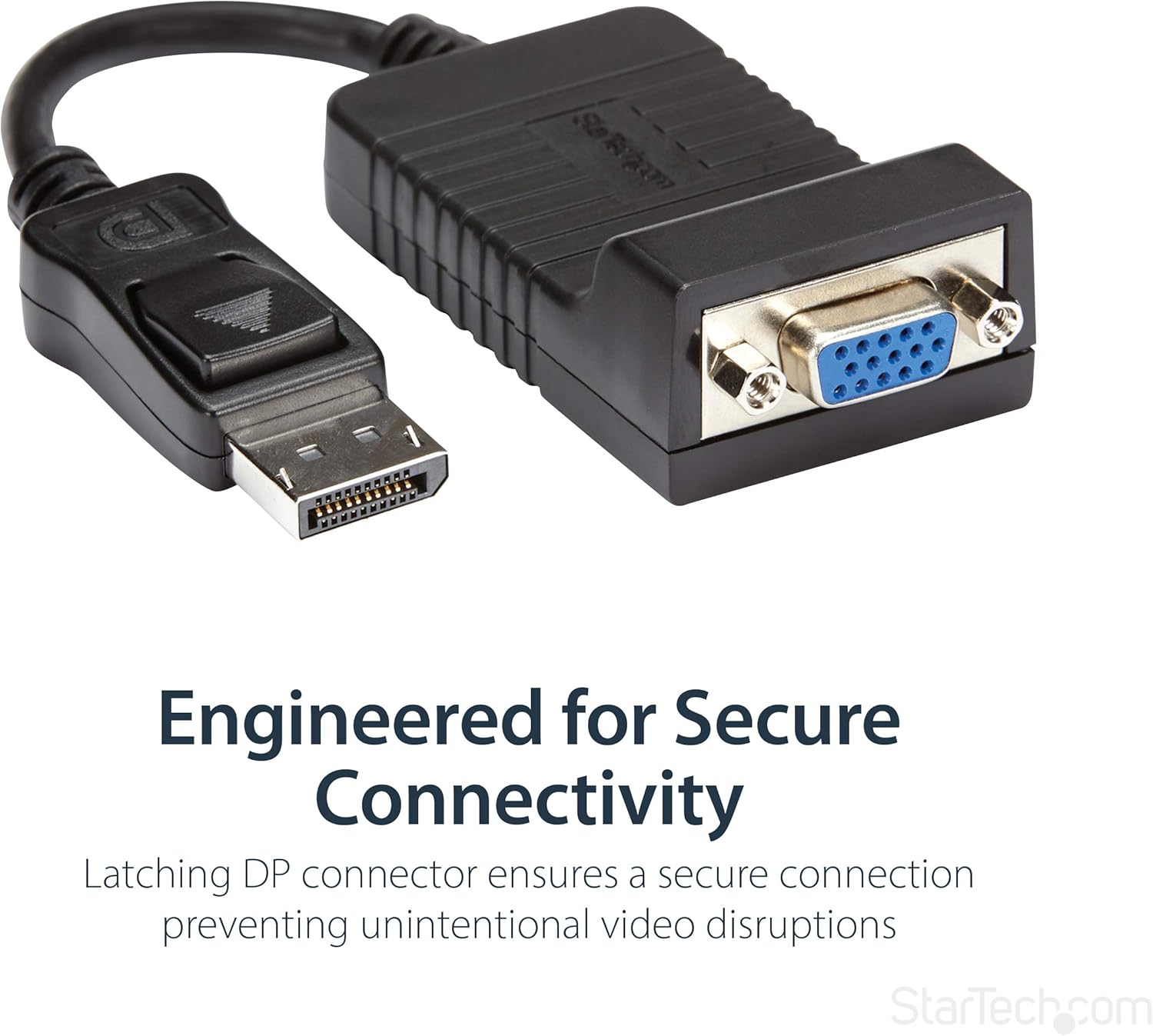 StarTech.com DisplayPort to VGA Adapter - Active DP to VGA Converter