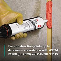 3M Fire Barrier Sealant FD 150+ Gun-Grade Latex-Based Elastomeric Firestop Seal