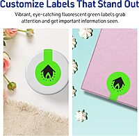 Avery Printable Lollipop Labels – Sure Feed Technology, 1-1/2" x 4", Neon Green, Print-to-the-Edge, Laser/Inkjet