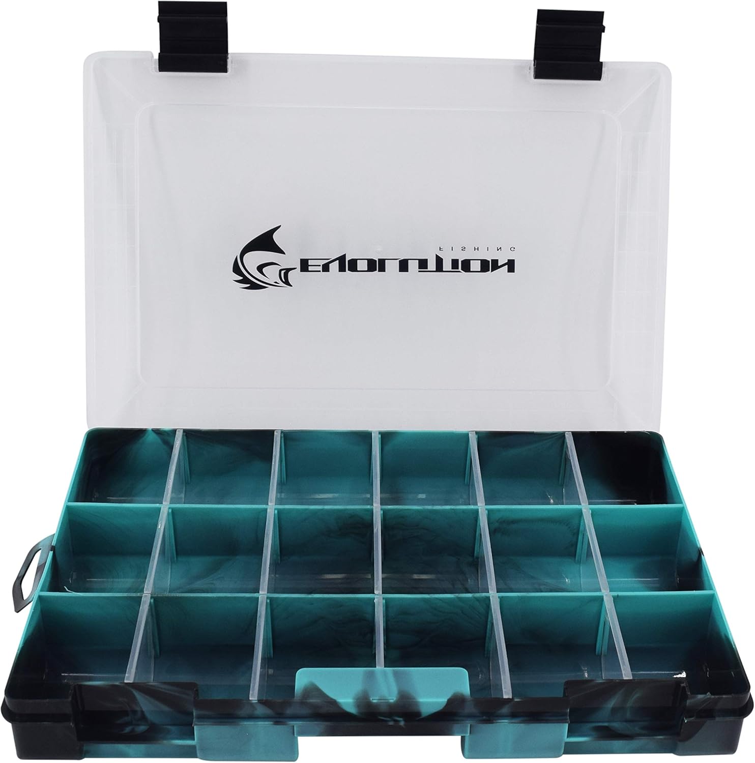 Evolution Outdoor 3600 Drift Series Fishing Tackle Tray – Colored Tackle Box Organizer with Removable - 2 Latch Closure