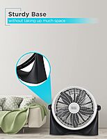 BLACK+DECKER Portable Indoor Fans, 3-Speed Tabletop & Floor