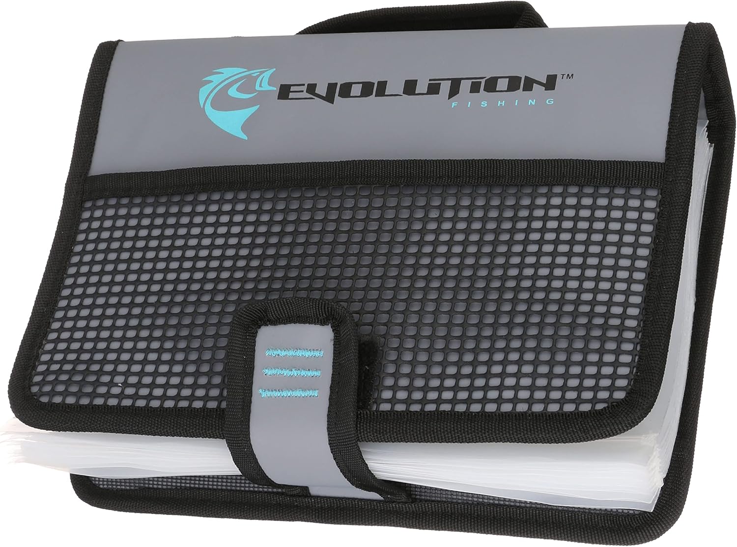 Evolution Fishing Rigger Series Bait Binder - Grey, Water Resistant Tarpaulin Construction, Kayak Fishing Bait Binder