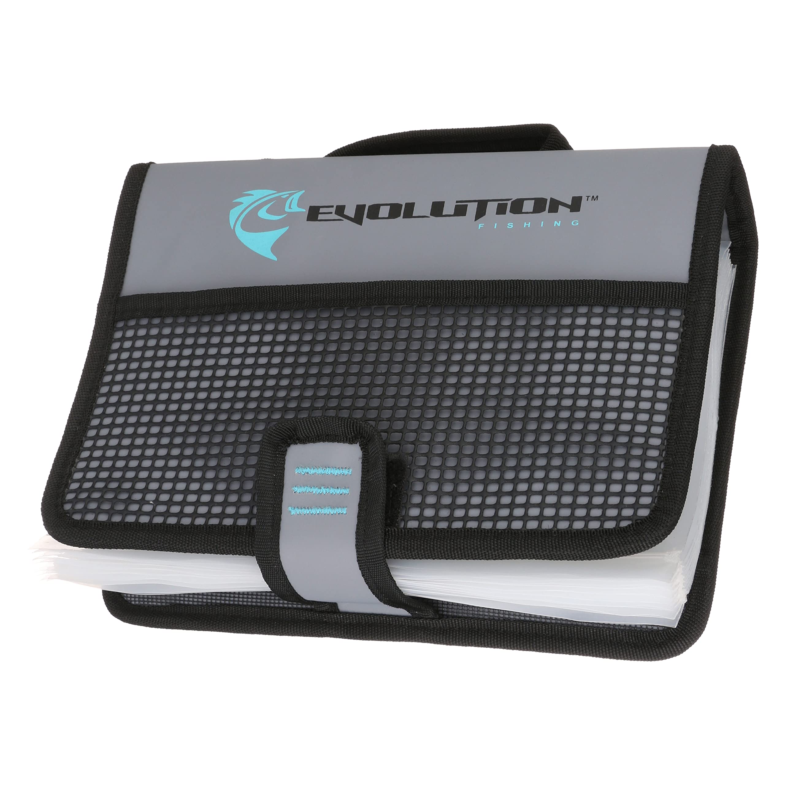 Evolution Fishing Rigger Series Bait Binder - Grey, Water Resistant Tarpaulin Construction, Kayak Fishing Bait Binder