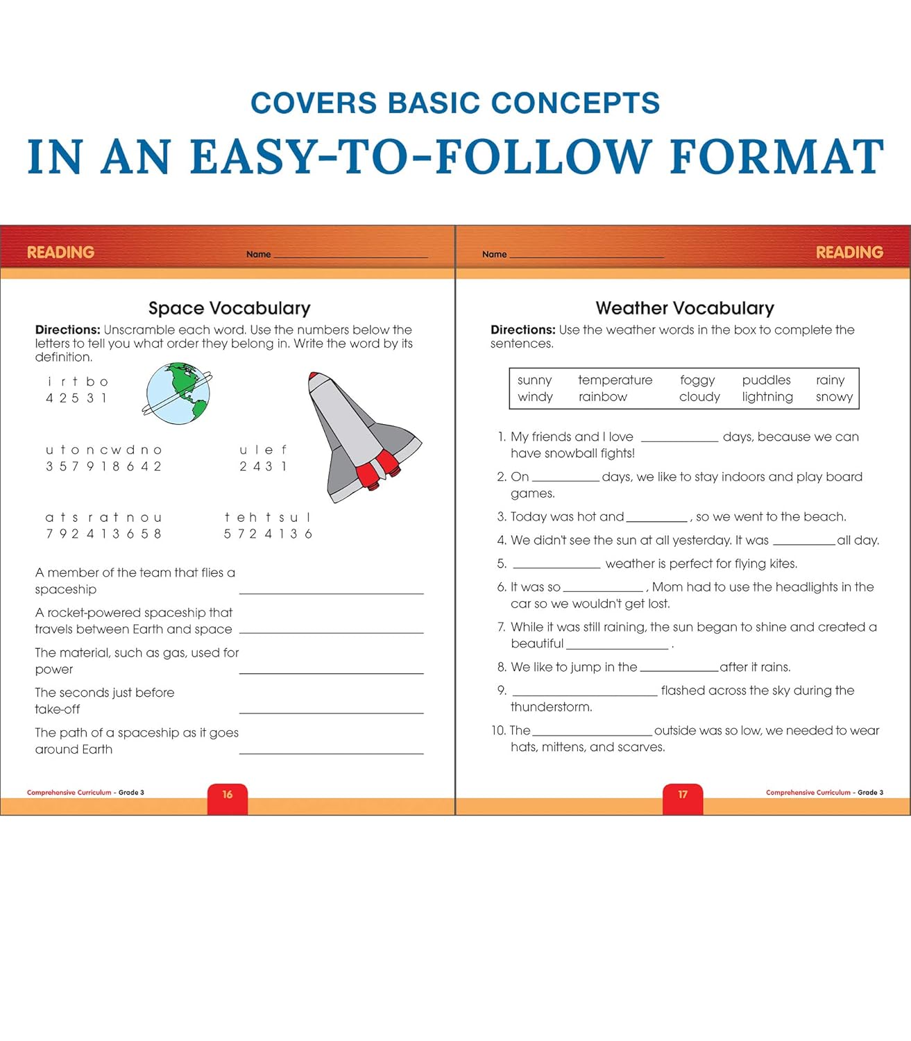 Carson Dellosa Comprehensive Curriculum of Basic Skills 3rd Grade Workbook, Reading Comprehension, Language Arts, Spelling, Grammar, Math, and Writing Practice, Classroom or Homeschool Curriculum