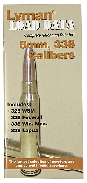Lyman Load Data Book 338 Caliber, 8-mm