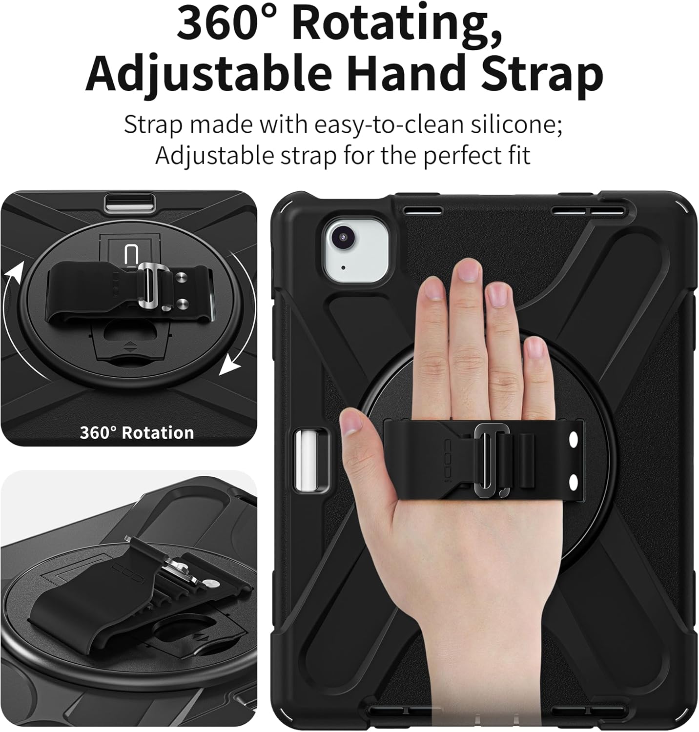 CODi Rugged Case for iPad Air 11" (M3, M2), iPad Pro 11" (4th-1st Gen), iPad Air 10.9" (5th,4th Gen) | 360° Protection