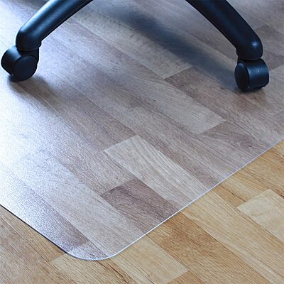 FLOORTEX Valuemat Vinyl Lipped Chair Mat for Hard Floor