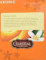 Celestial Seasonings Mandarin Orange Spice Herbal Tea, K-Cup Portion Pack for Keurig K-Cup Brewers, 24-Count 24 Count (Pack of 1)