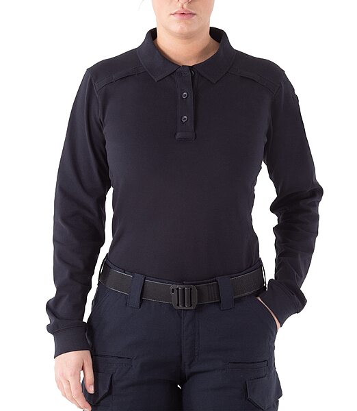 FIRST TACTICAL Women's Long Sleeve Cotton Polo
