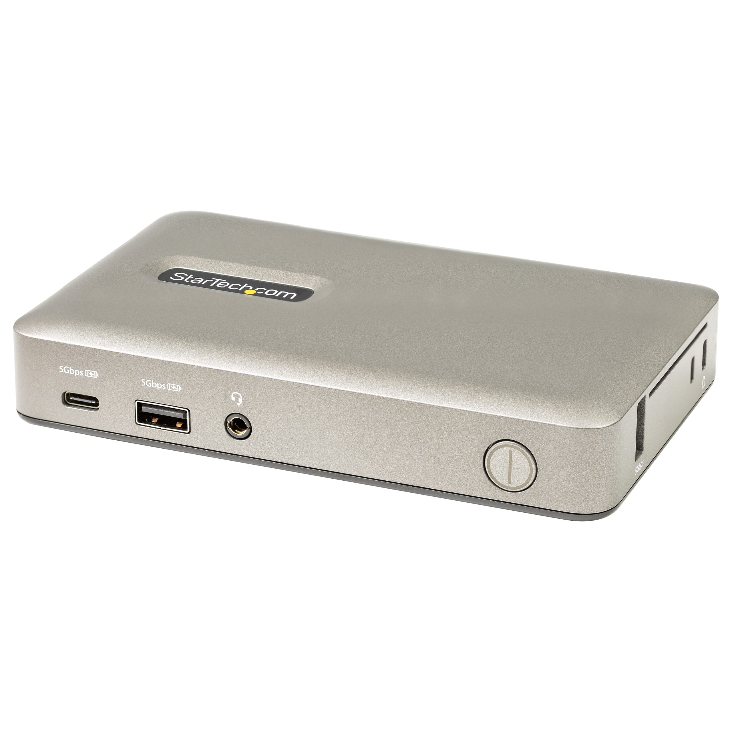 StarTech.com USB C Dock - USB-C to DisplayPort 4K 30Hz or VGA - 65W USB Power Delivery Charging - 4-Port USB 3.1 Gen 1 Hub