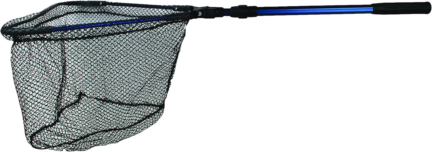 Attwood 12773-2 Medium Fold-N-Stow Folding Knot-Free Fishing Net