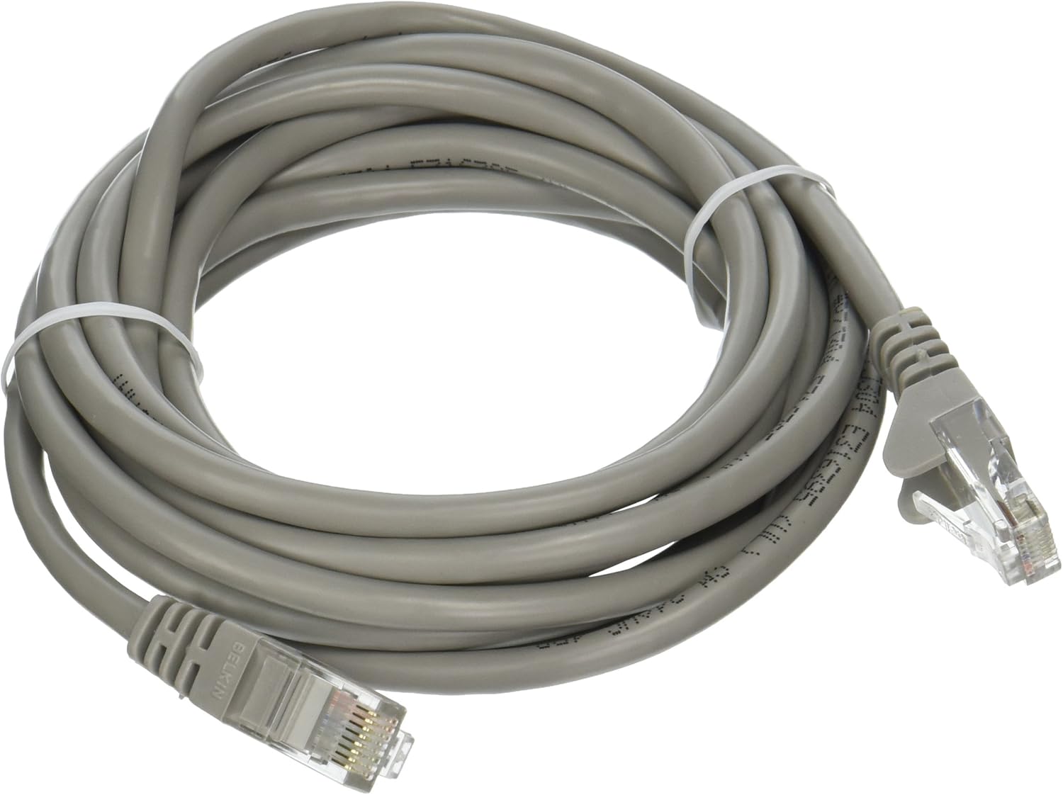 Belkin 10FT CAT5E Snagless RJ45 M/M Patch Cable - Gray
