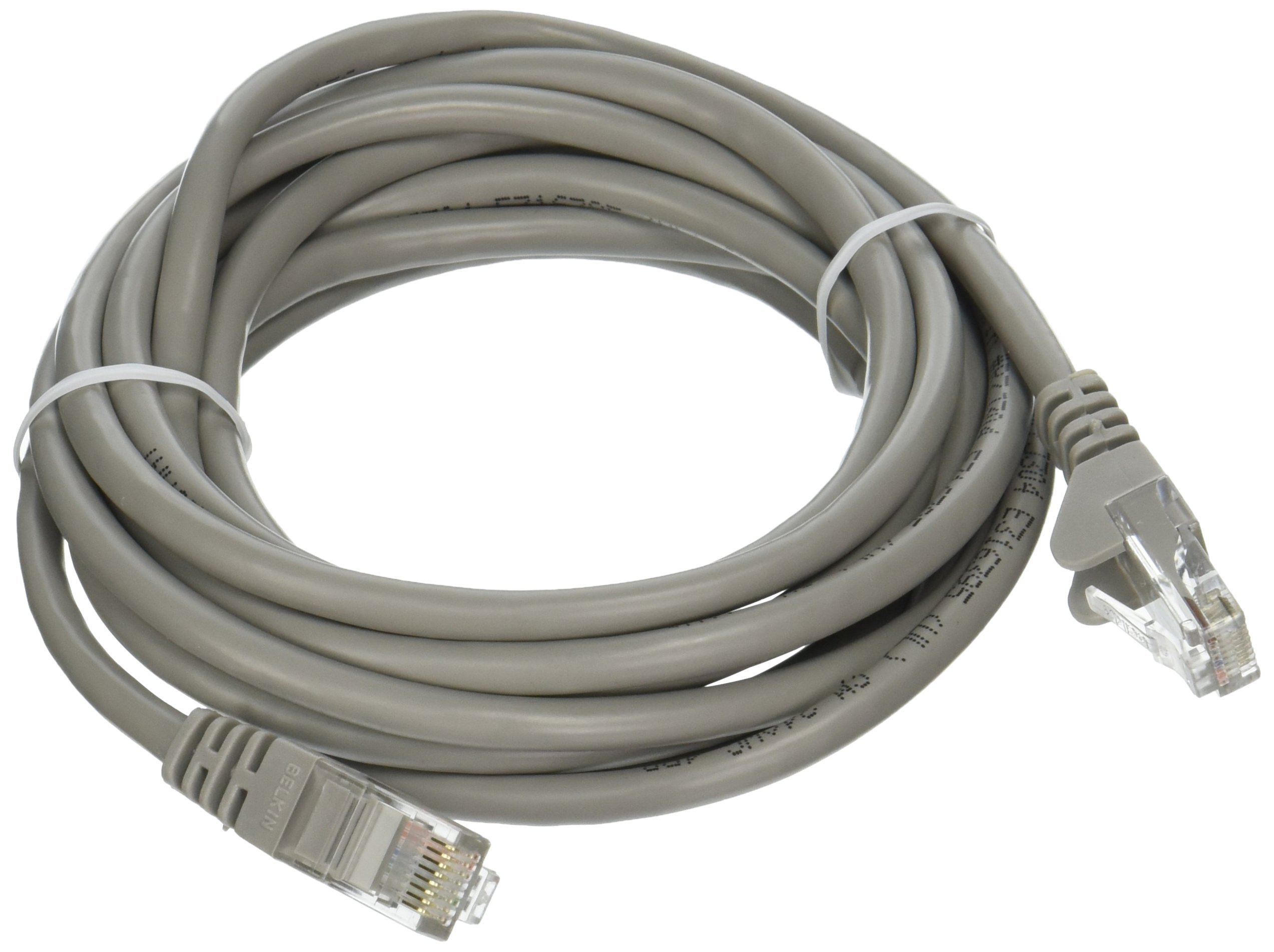Belkin 10FT CAT5E Snagless RJ45 M/M Patch Cable - Gray